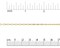 JewelrySupply 3mm Satin Hamilton Gold Plated Krinkle Link Chain (Priced per Foot)
